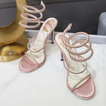 Sandalias de tacón alto
